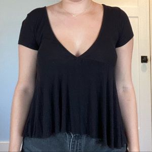 Urban Outfitters Deep V-Neck Top